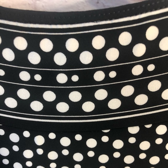 Max Studio Polka Dot Boat Neck Shift Dress - Picture 5 of 8